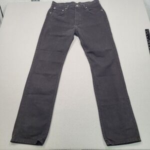 Polo Jeans Co Ralph Lauren Womens Black Classic Straight Leg Denim Jeans 14x33